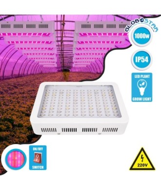 GloboStar® 85950 Grow Light Full Spectrum LED Φωτιστικό Ανάπτυξης Φυτών Θερμοκηπίου SMD 2835 75W 160° AC230V IP54 Εσωτερικού Χώρου για Κάλυψη Επιφάνειας 1.5m x 1.5m Πλήρους Φάσματος Φωτισμού